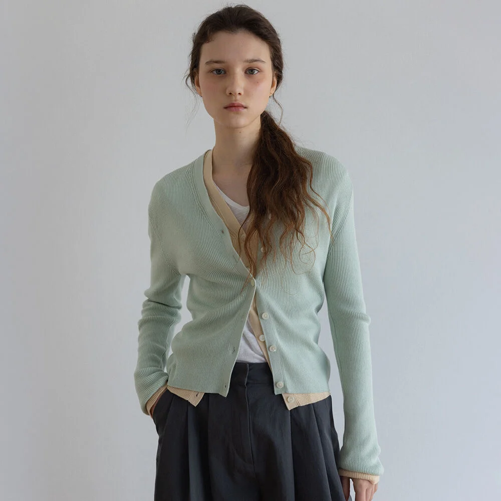 Jazz Silk Cardigan (Mint)