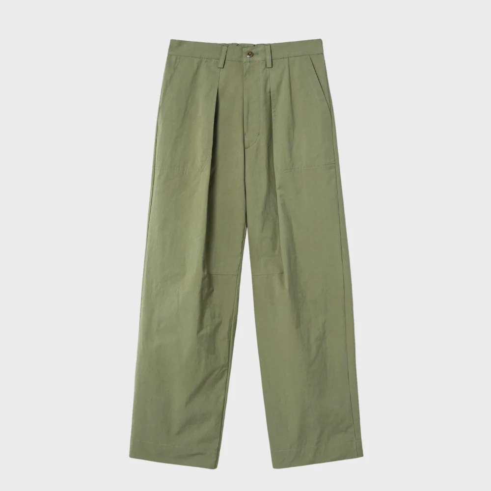 袋 鬆緊帶 軍裝 褲子_OLIVE / NE-PC023607-20