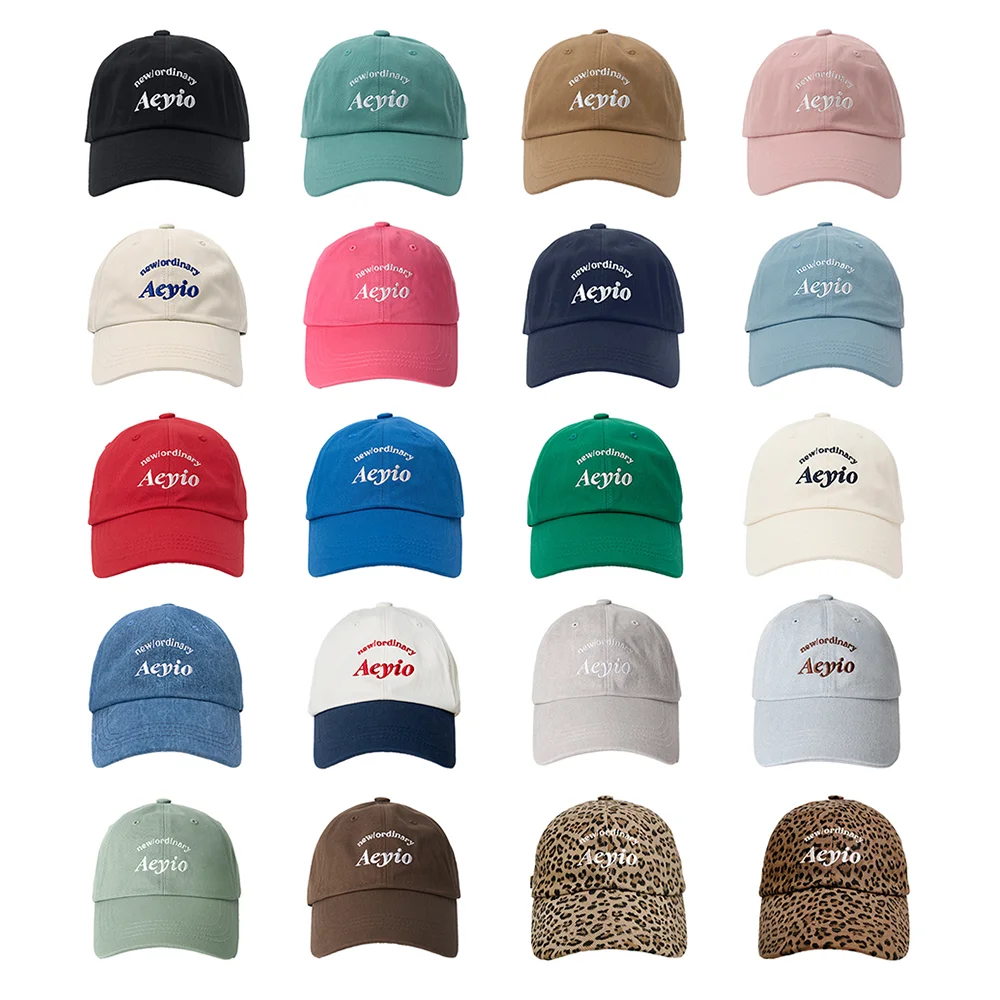 (名人著用)NEW LOGO BALL CAP_AEYIO 新款 標誌 帽 (37 COLORS)