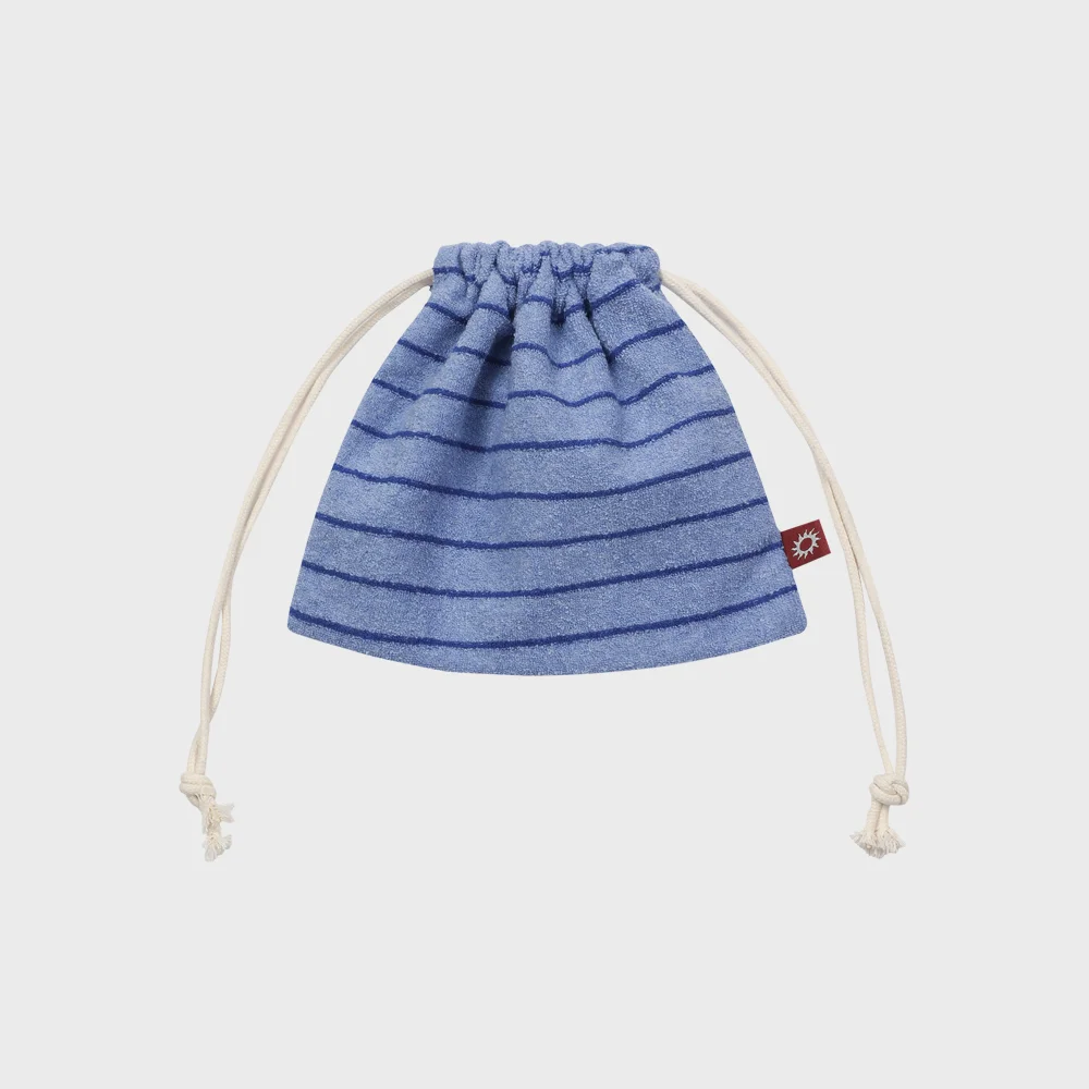 Stripe Pouch Blue