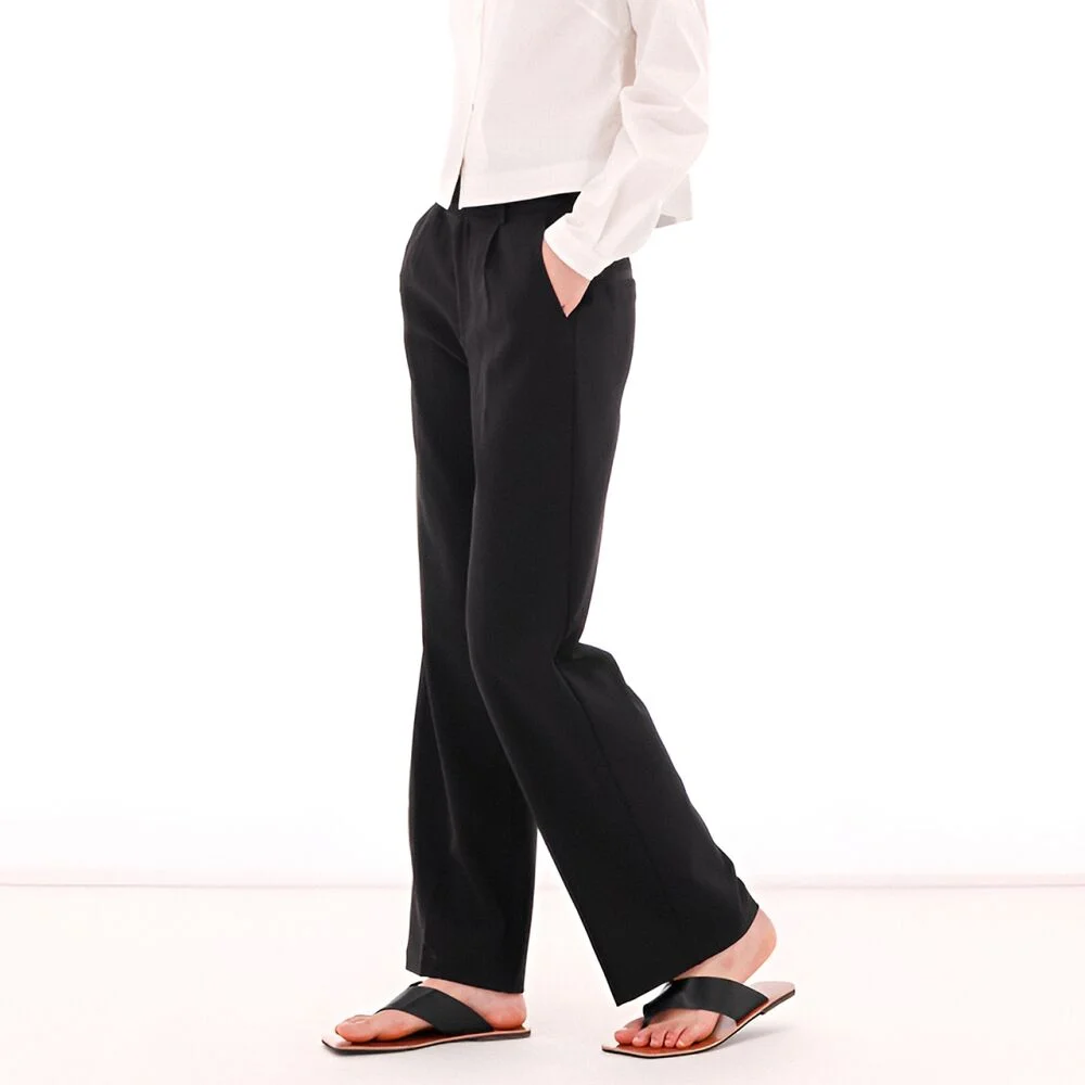 Light Semi Wide Slacks _2 Color