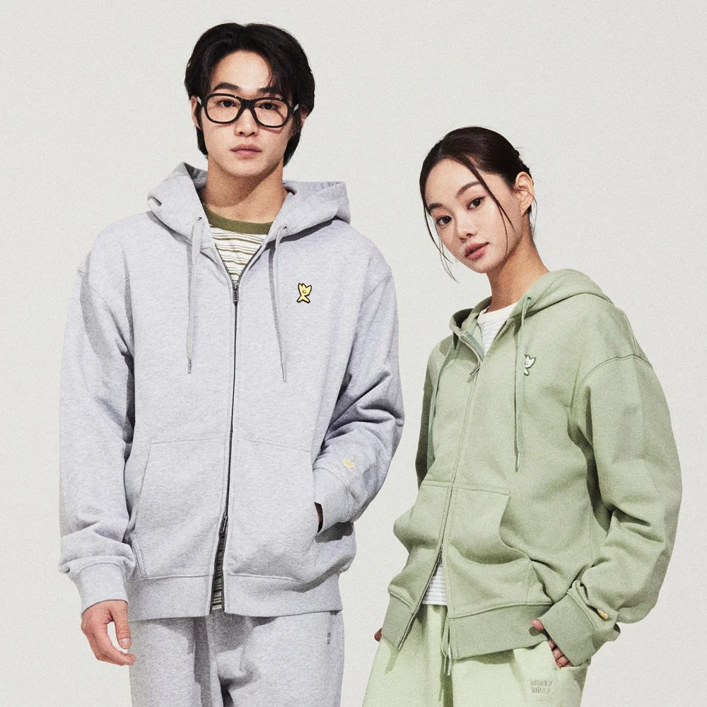 標誌款 Kiki 標誌 連帽拉鍊外套 (6 colors)