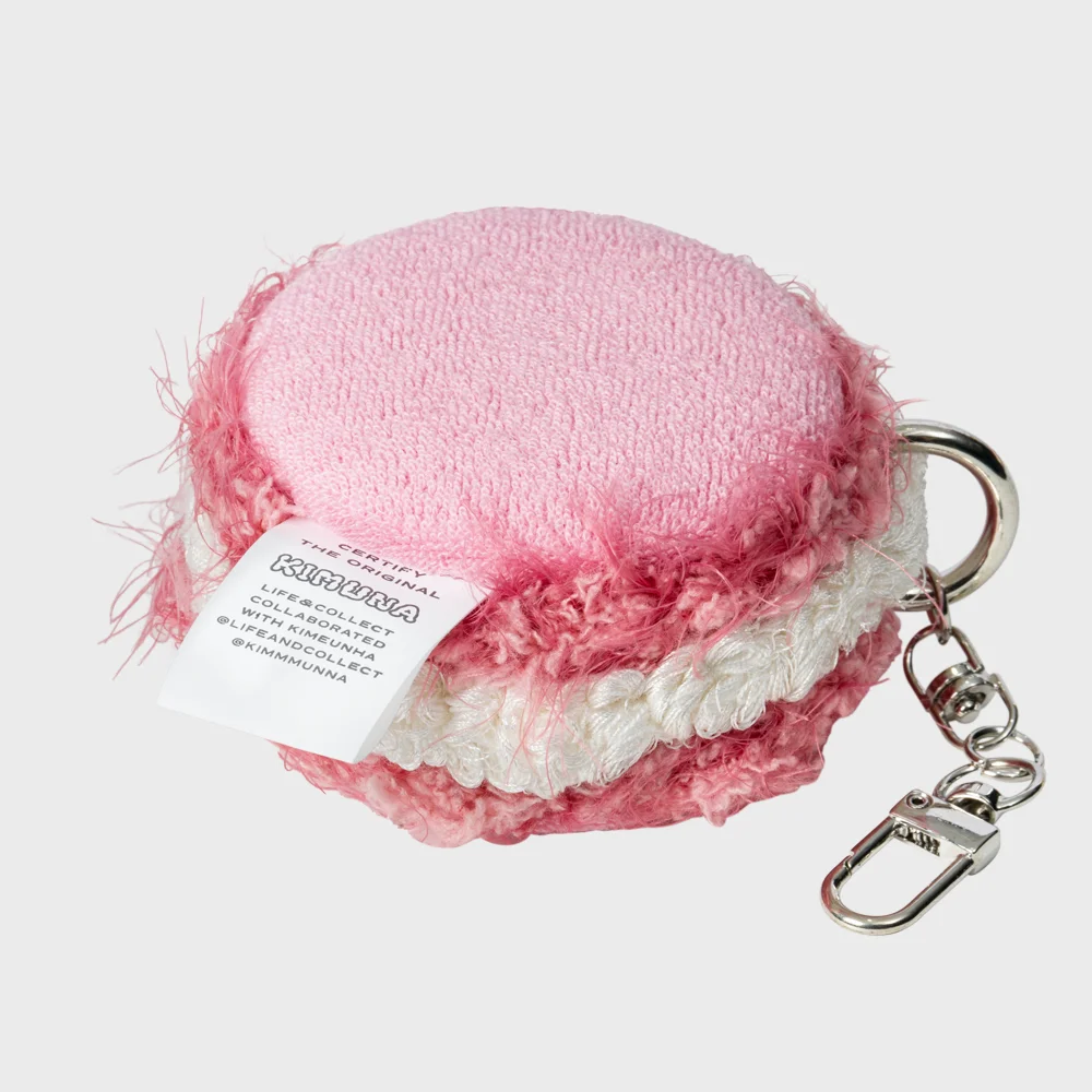 Softy Macaron Keyring Softy 馬卡龍 鑰匙扣 鑰匙扣 (櫻花)