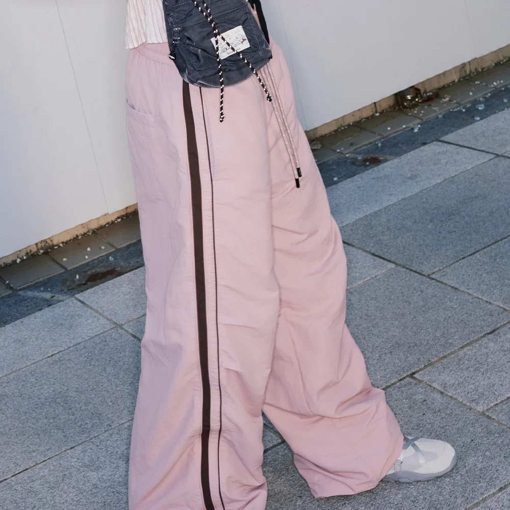 PIPING TRACK PANTS - 2 colors