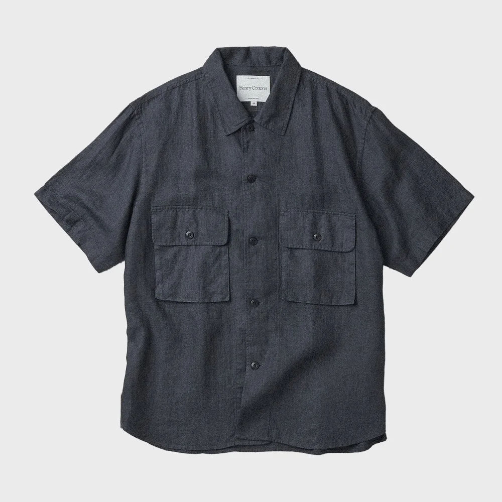 Linen Utility Shirt AZSAM26240NYD