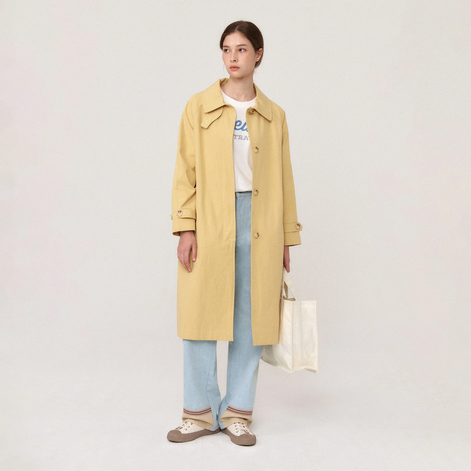 MANOE - TRENCH COAT_Yellow