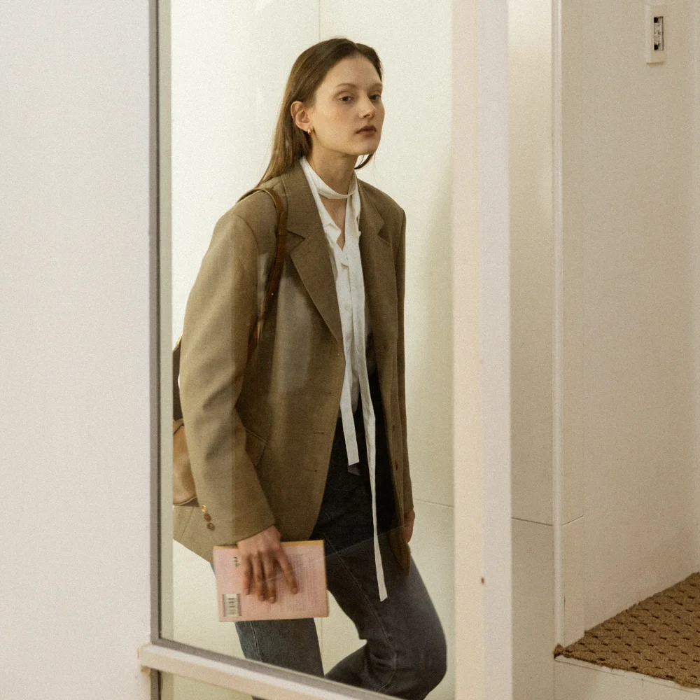 Garcon Single Jacket KhakiBeige