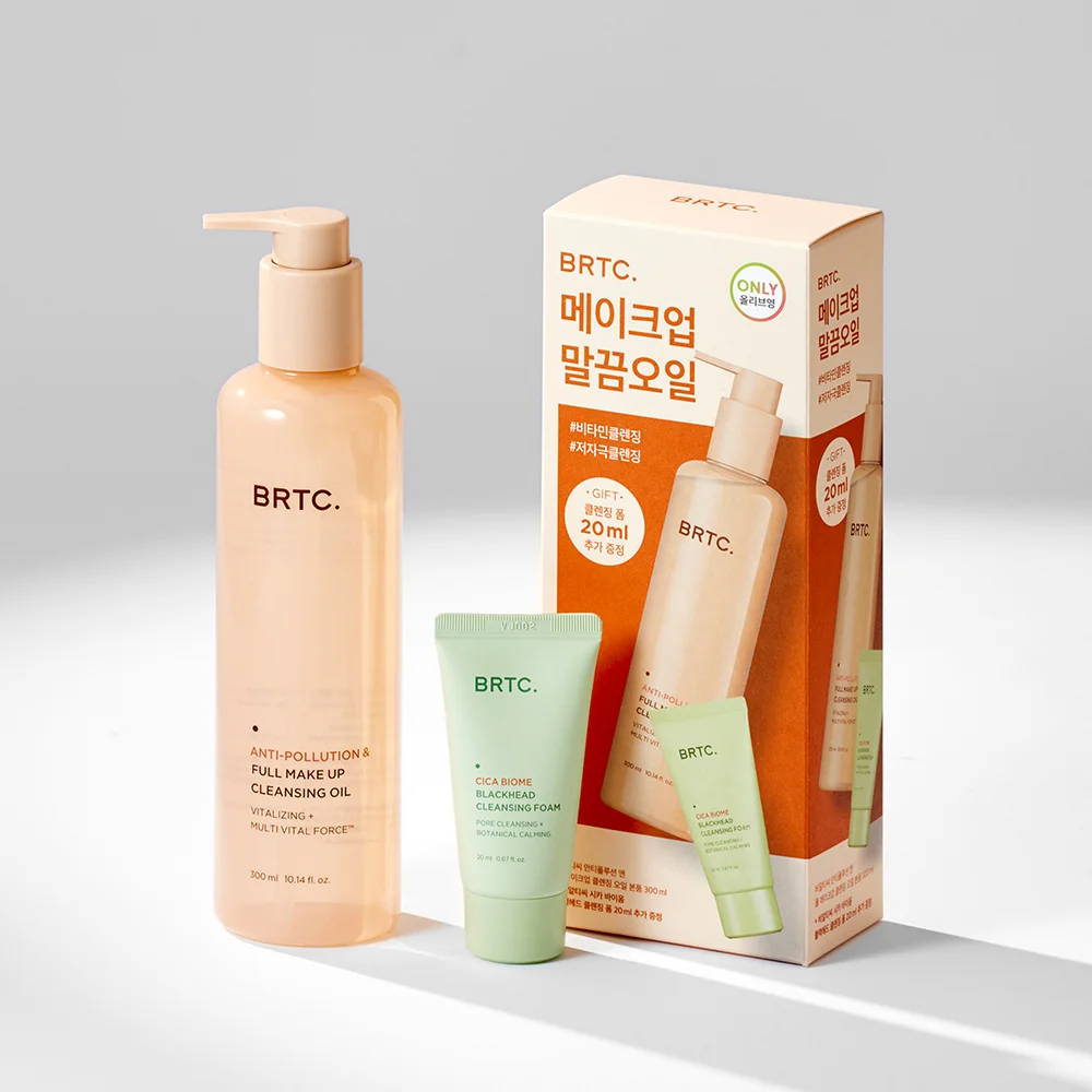 BRTC Anti-Pollution & 全妝 卸妝油 300ml 套裝 (+ 泡棉 20ml )