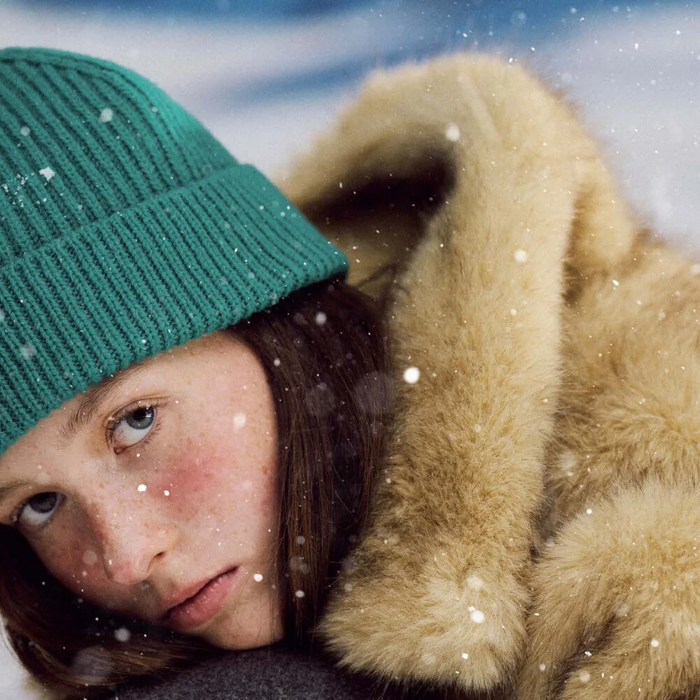 Matisse Wool Beanie (Teal Green)