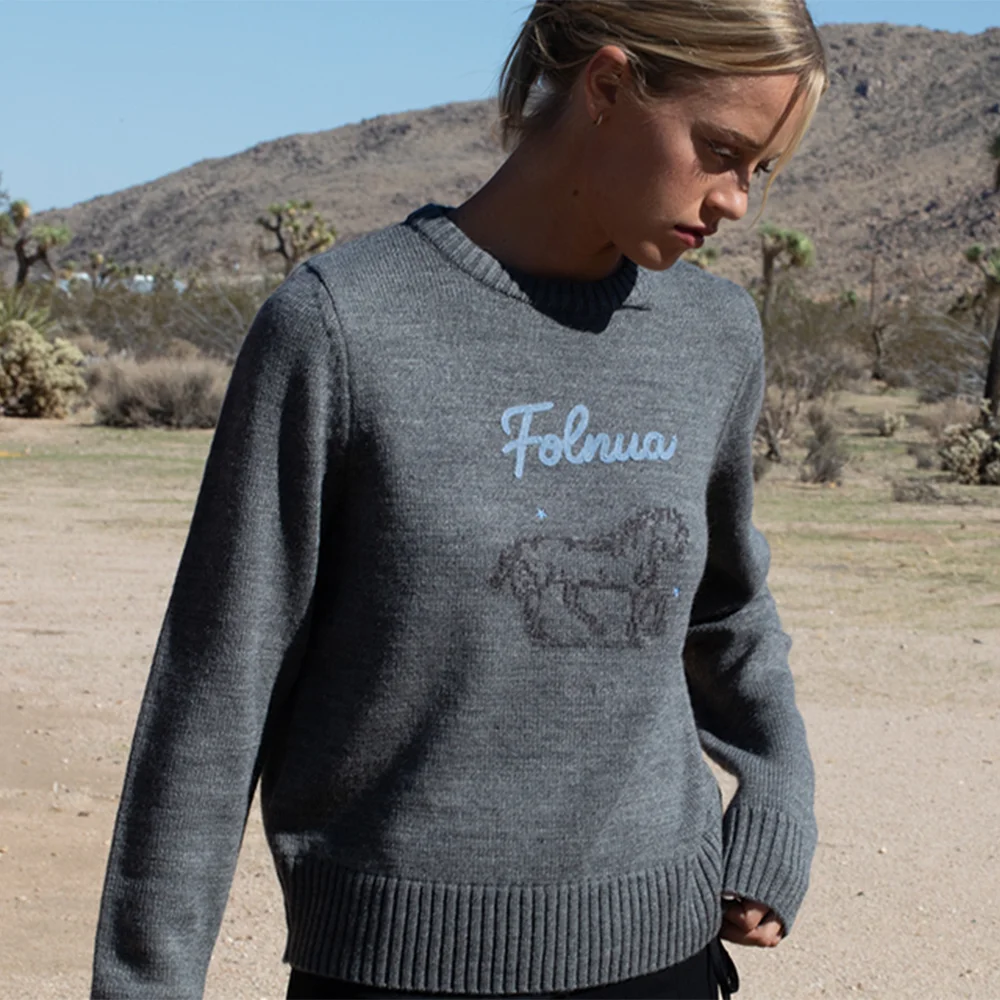 PONY ROUND KNIT (3COLOR)