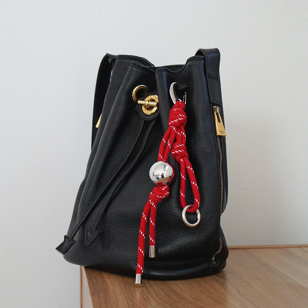 2WAY ROPE BALL BAG CHARM KEYRING