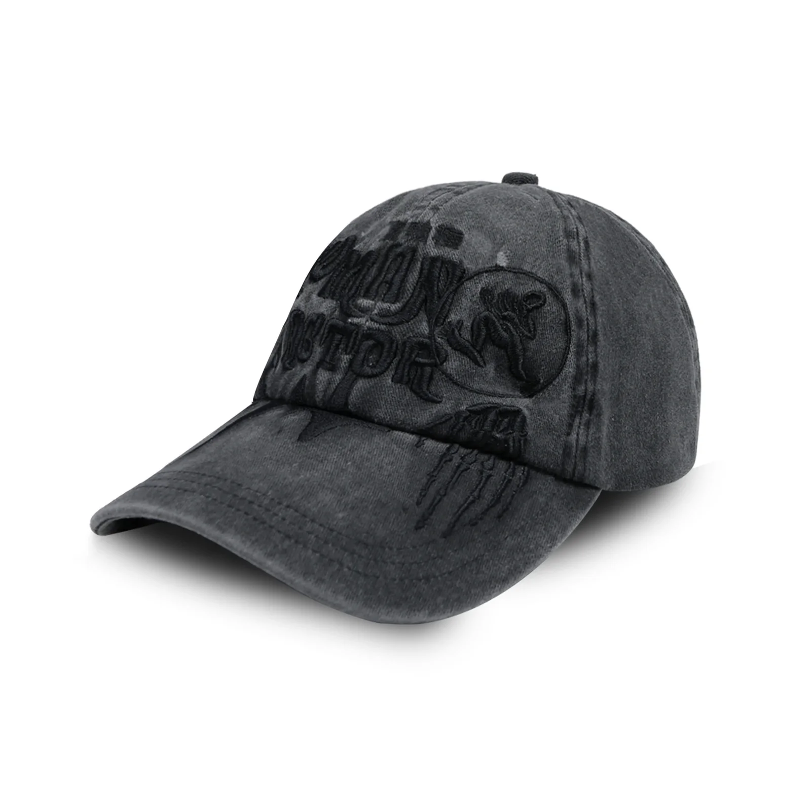 GC032 Human Factor 水洗 棒球帽 (CHARCOAL GRAY)