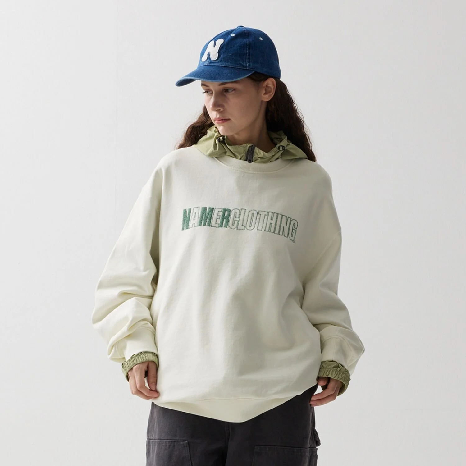 VINE LOGO SWEATSHIRTS OFF WHITE