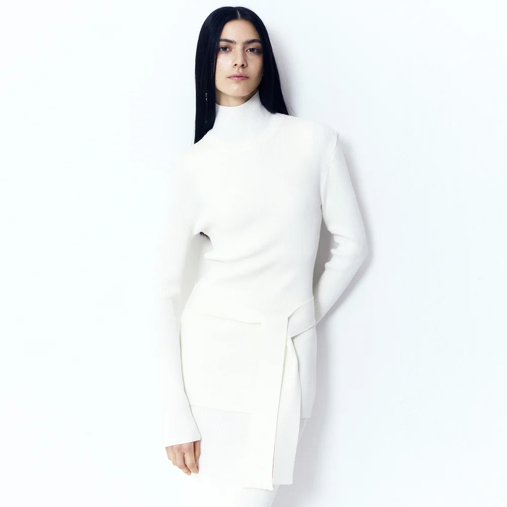 DE RIBBED ROUND KNIT