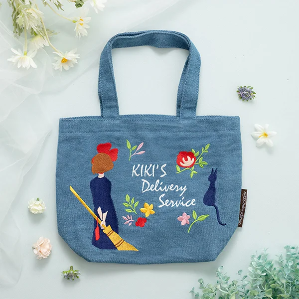 魔女宅急便 牛仔刺繡(午餐托特袋)