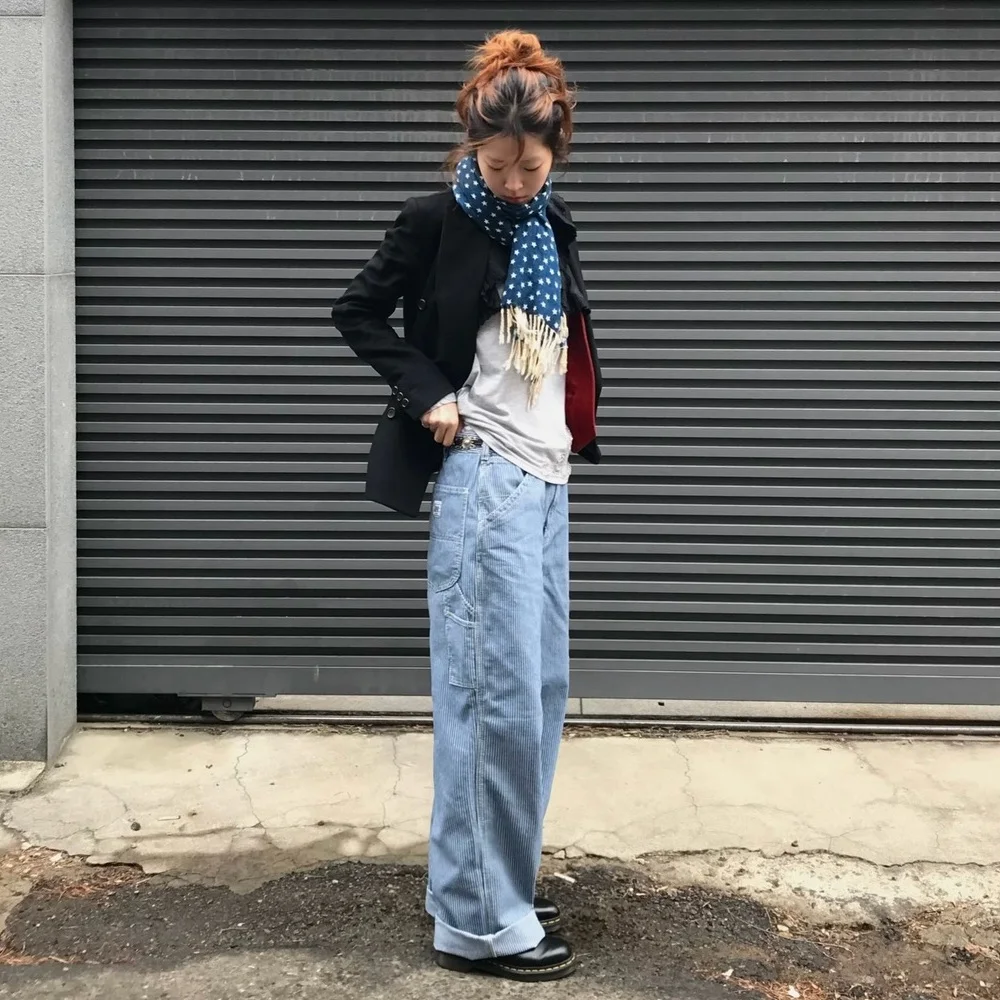 女裝 油漆工褲 牛仔 褲子 Hickory