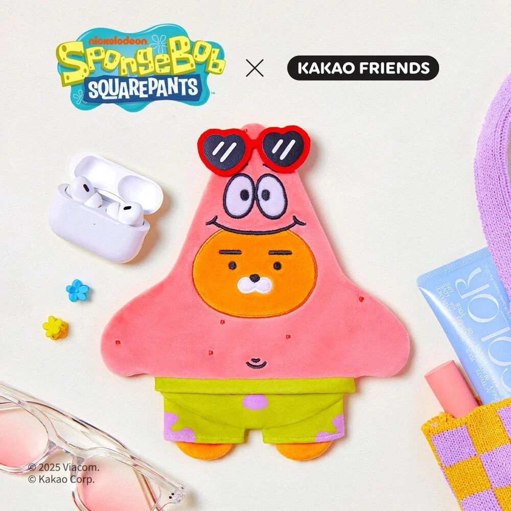 海綿寶寶XKAKAO FRIENDS 化妝袋 派大星_Ryan