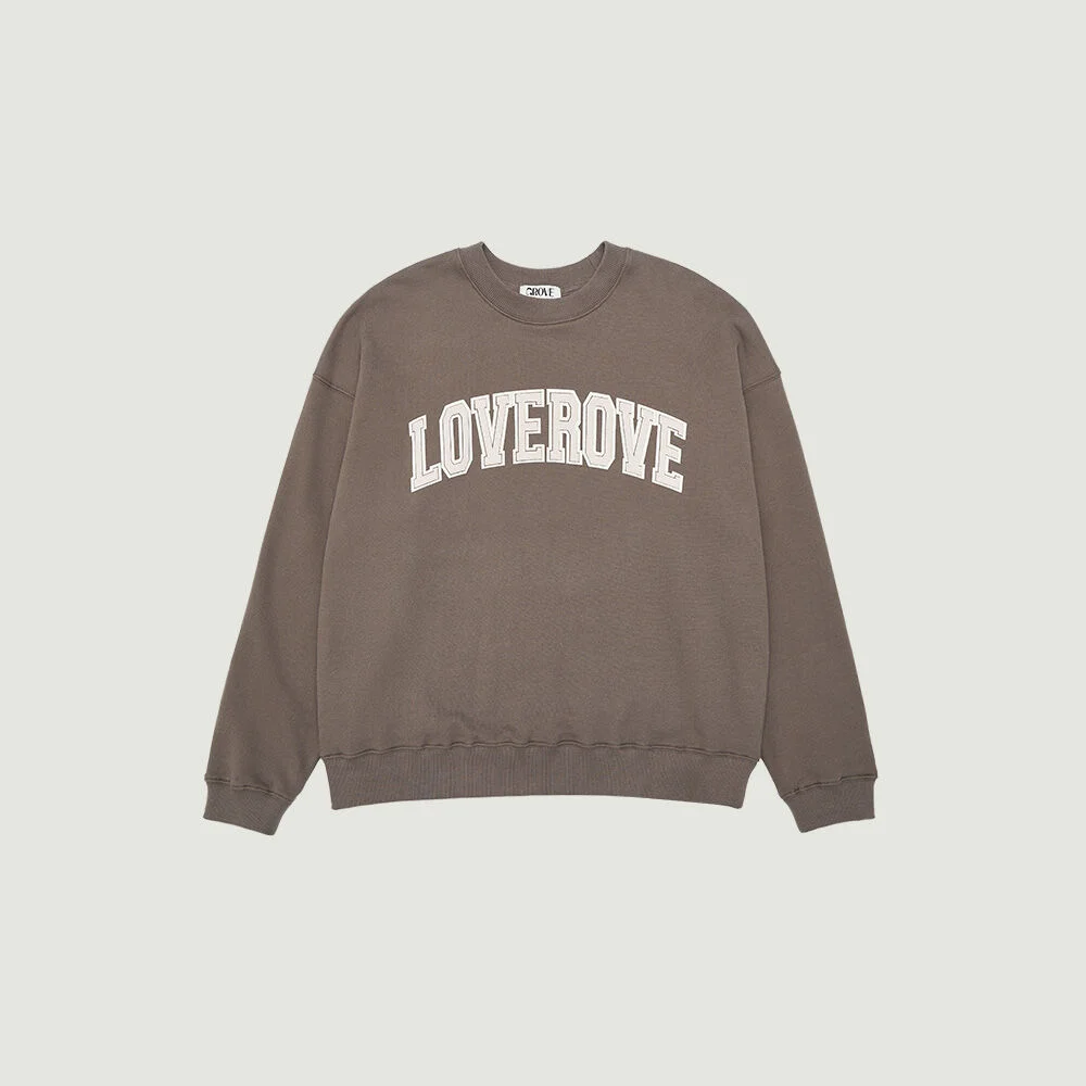 LOVEROVE SWEATSHIRT (BROWN)