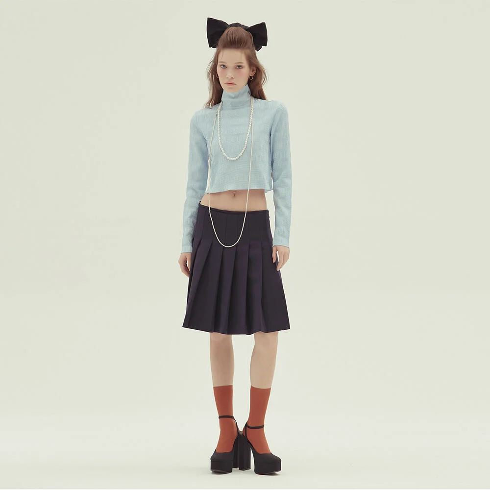 ROMANTIC PLEATS_blue