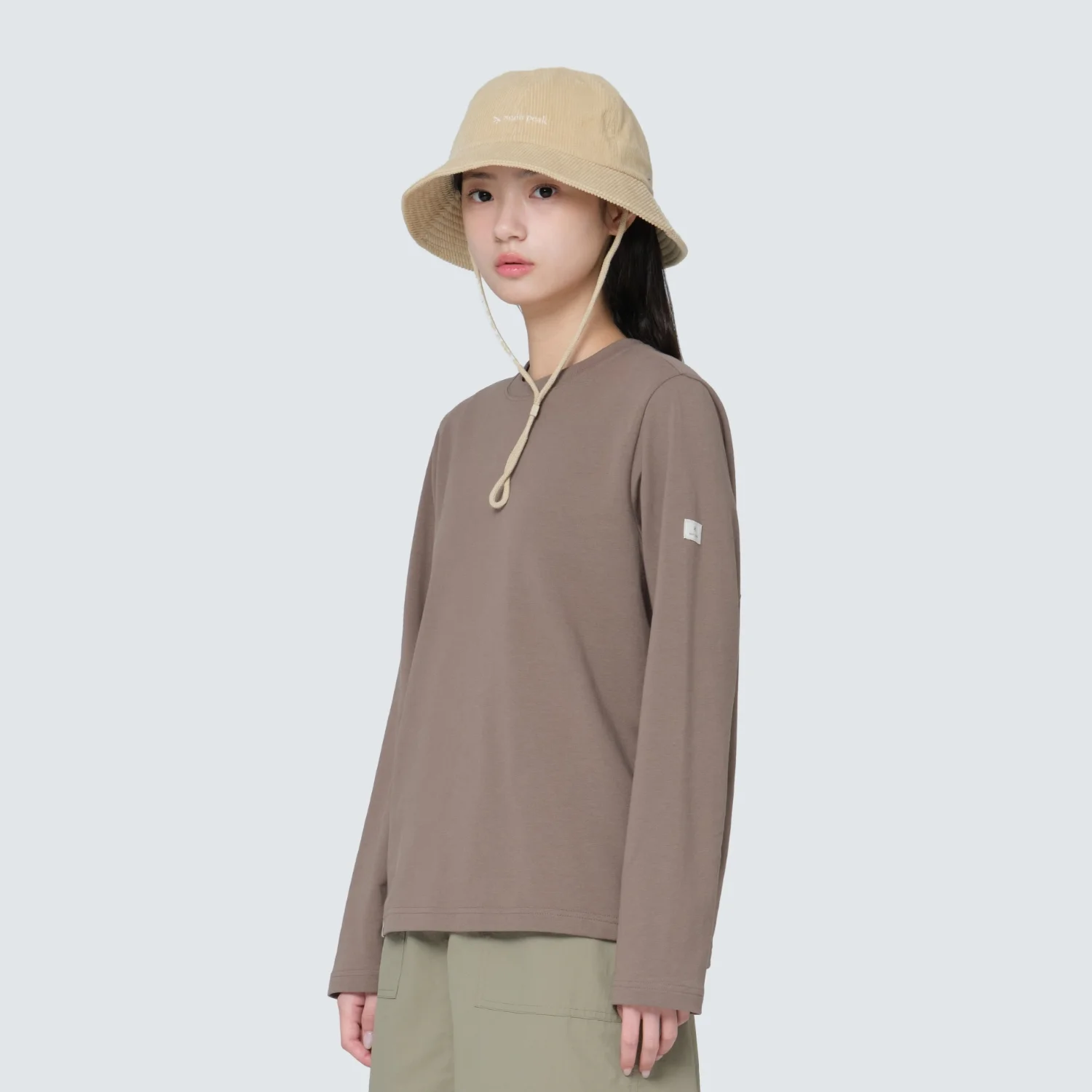 基本款 女裝 長袖 T恤 Cocoa (S24FWFTL11)