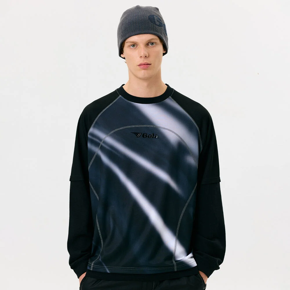 FLUID LAYERED JERSEY TOP