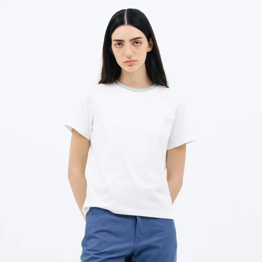 solid t shirt_mint