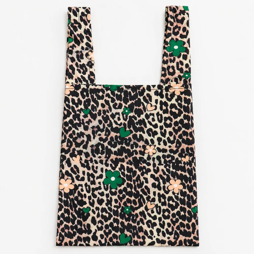 BONBEAU lucky club leopard market bag 幸運會 購物袋 豹紋 豹紋 日常 環保袋