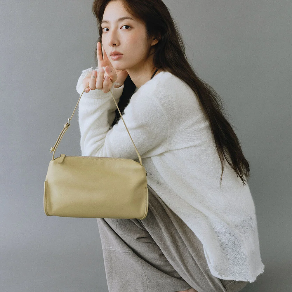 PILLOW TOTE BAG (MUSTARD YELLOW)