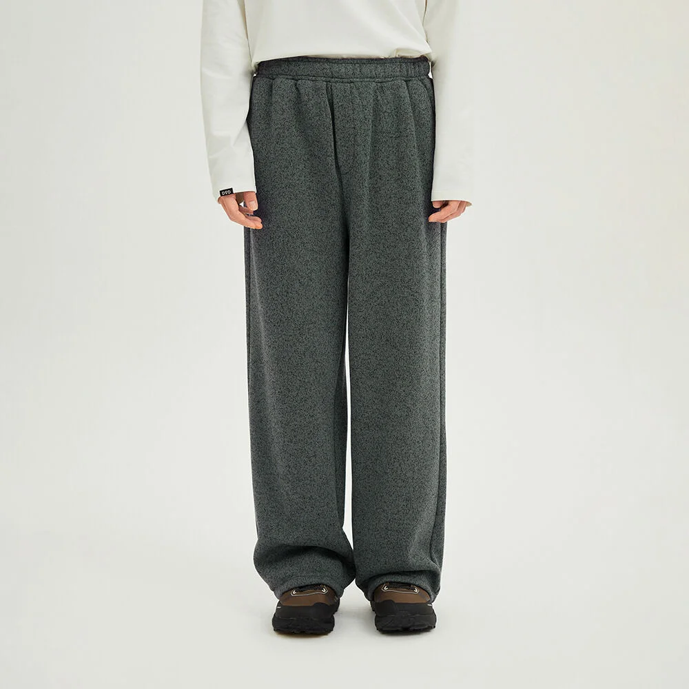Temp Knit 標準版型 直筒 褲子(D.CHARCOAL GREY)
