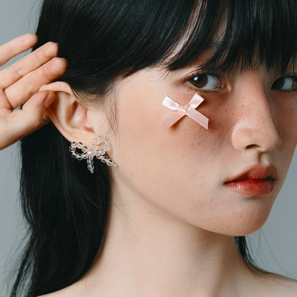 Crystal Ribbon Earring