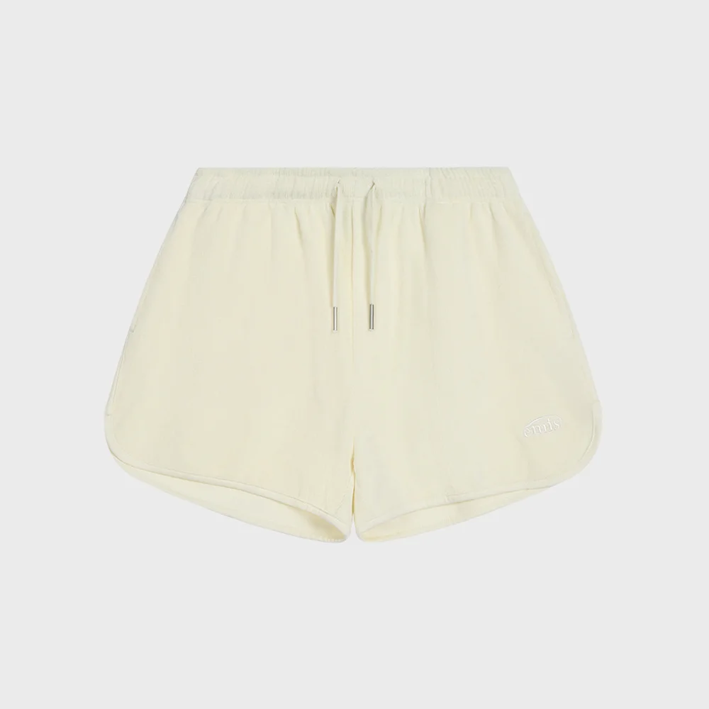 (W) TERRY SHORTS-IVORY