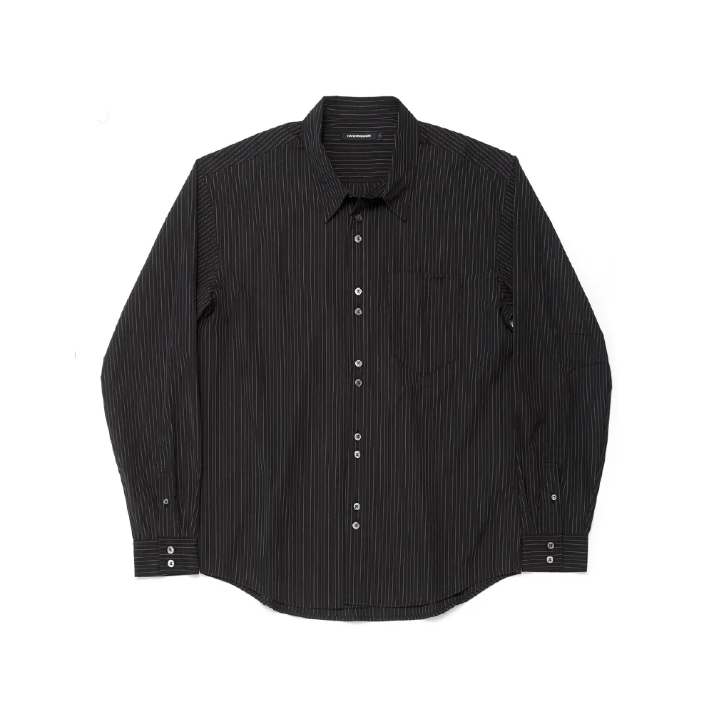 Rana Shirt Pin Stripe Black