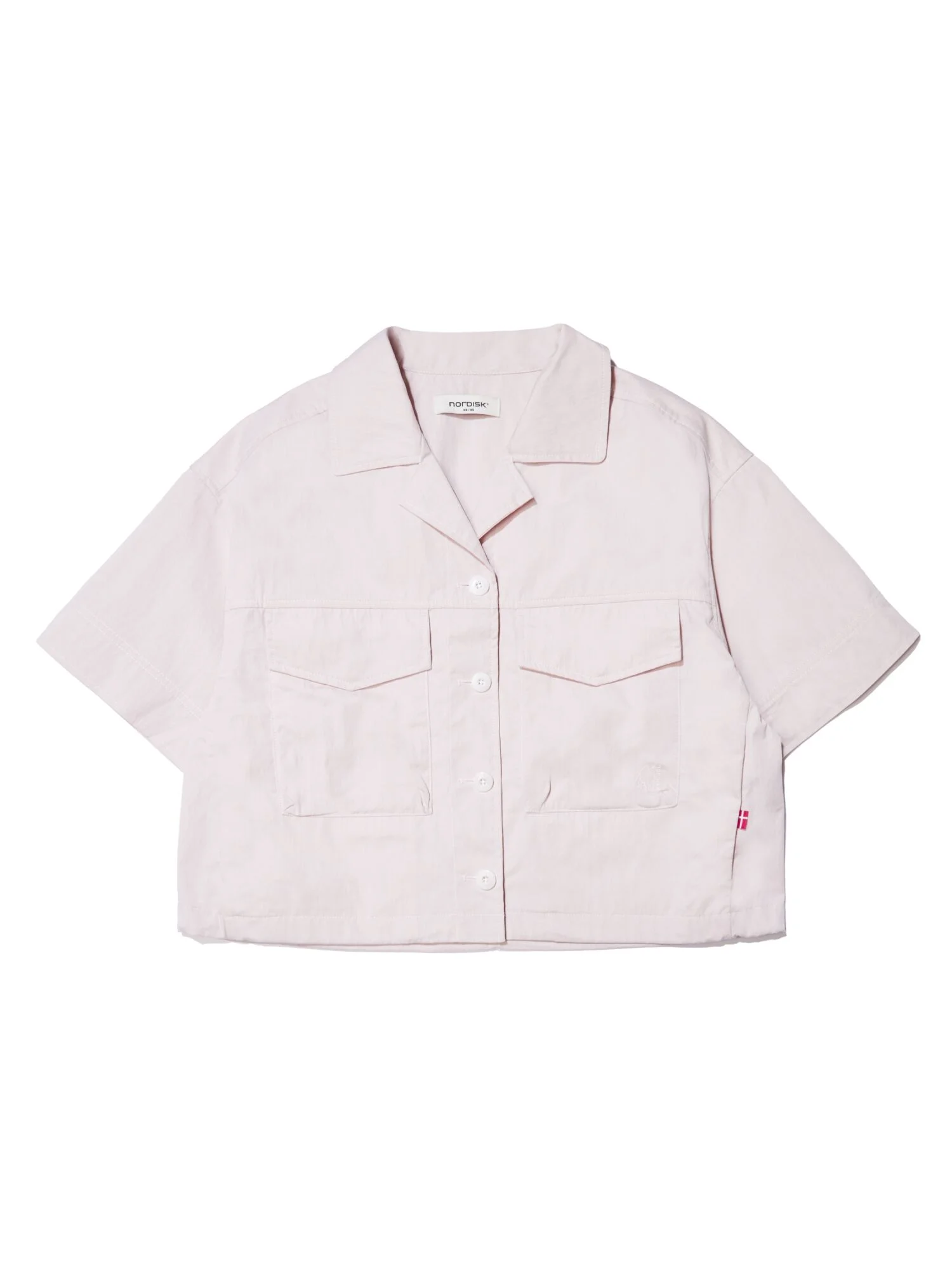 女裝 短袖 襯衫_PALE PINK_OWM24414D9