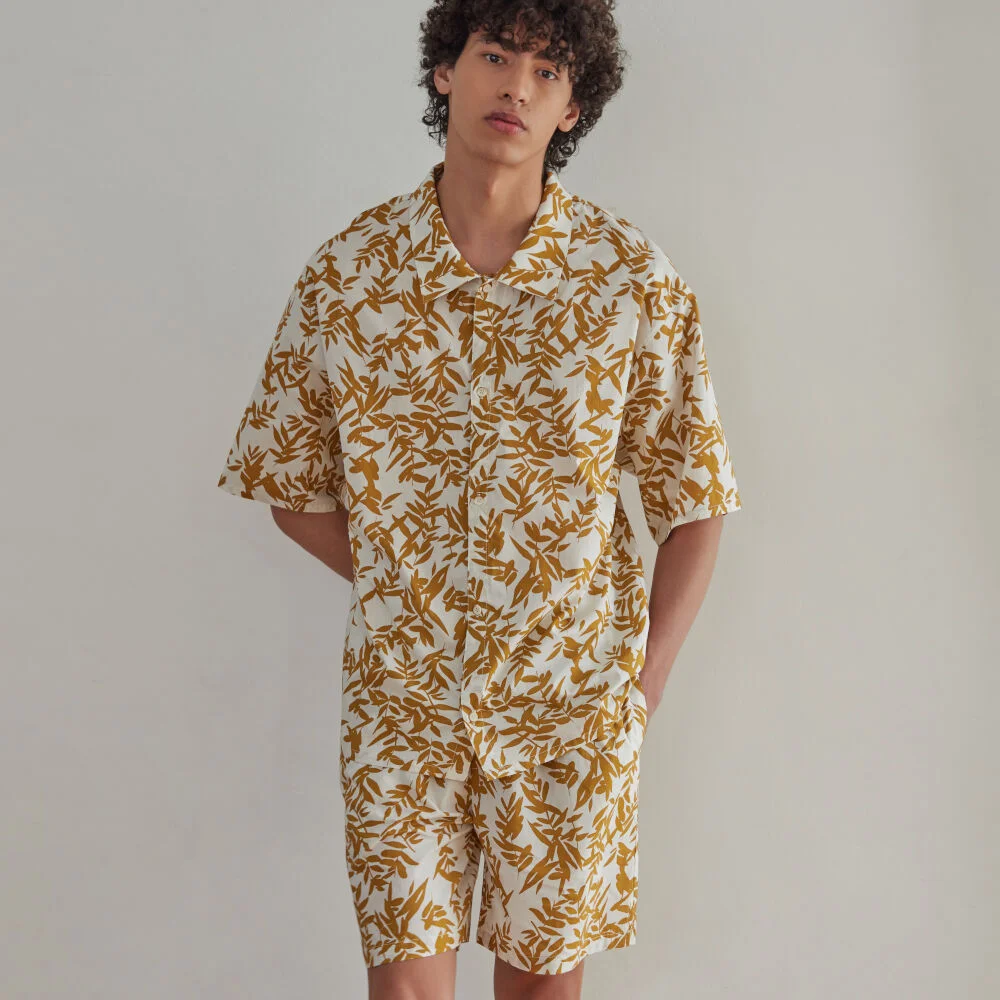 BALI PAJAMA SET_leaf coconut