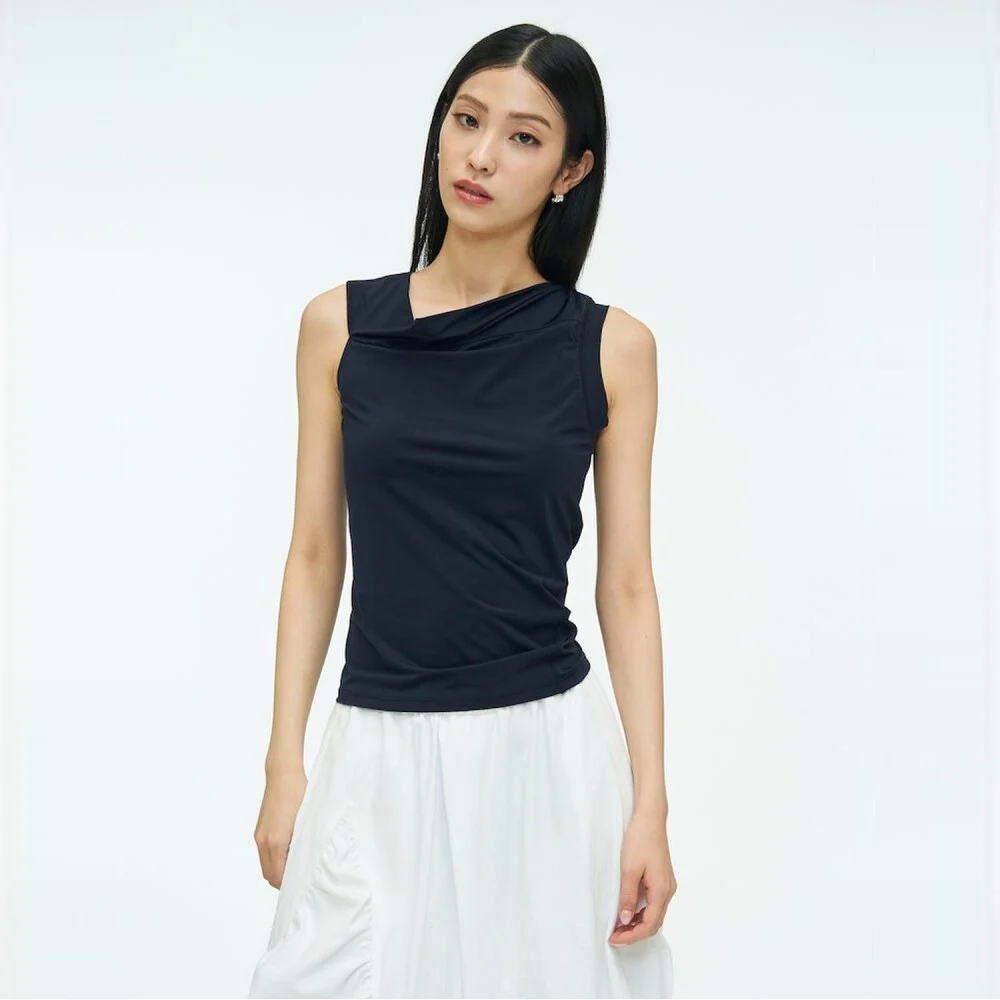 Unbalanced Mini Top Navy (AG6442A02R)