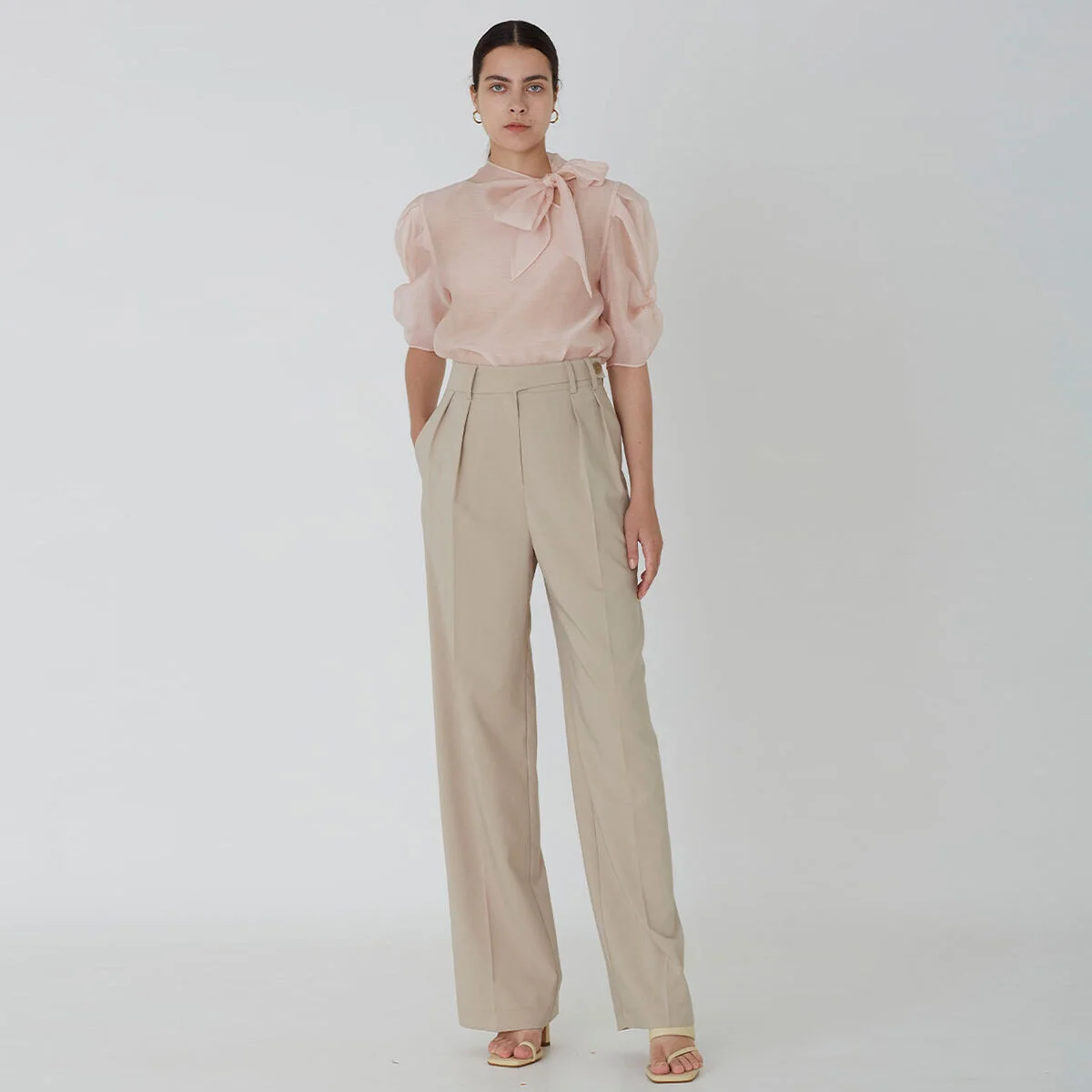 Calyn Trousers _ Beige