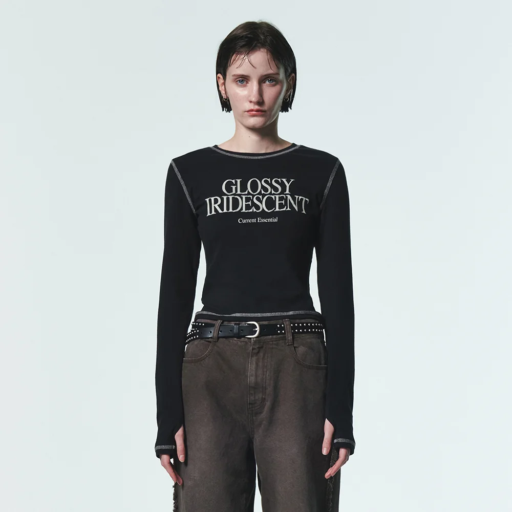 IRIDESCENT LONG SLEEVE TEE