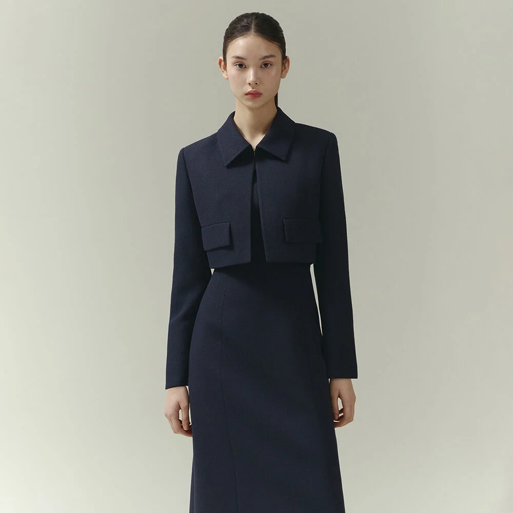 it MICHA 領口 短版 外套 ITP3WJK580_2colors
