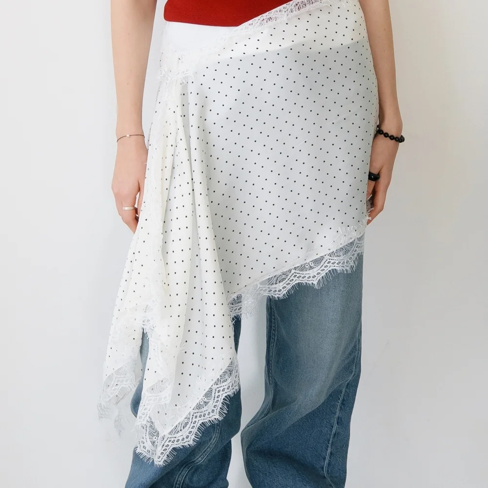 Lace Dot Satin Two-Way Scarf_2COL (L261MSF040)