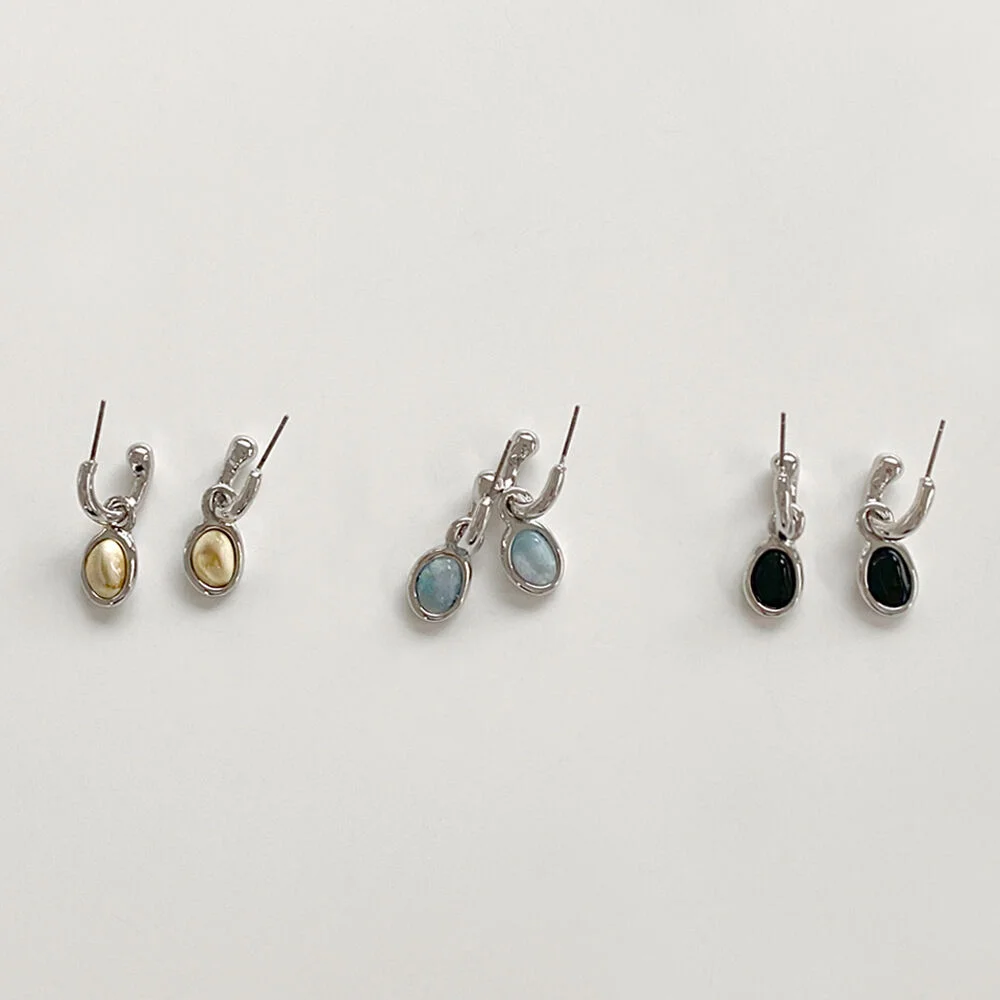 Jang Hee-ryung 著用 Formica Pendant Ring Earring(silver)