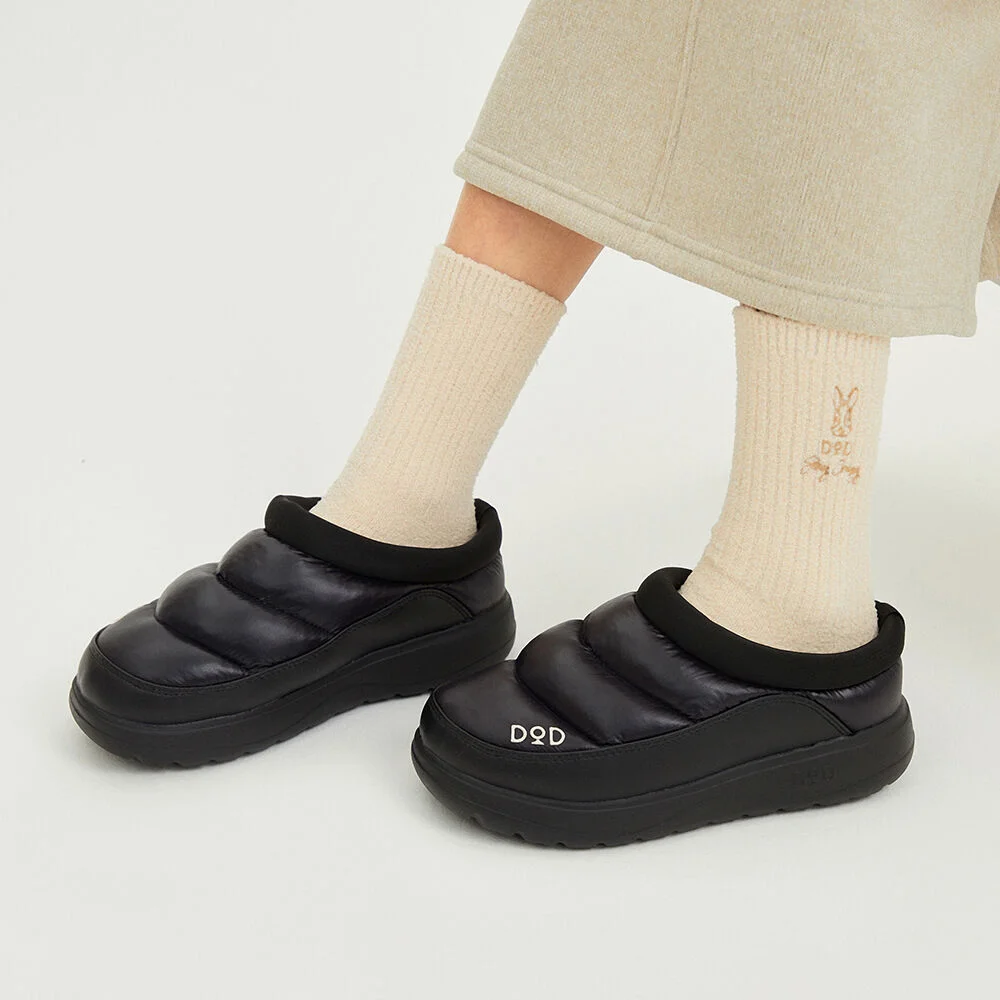 核心 High Warm 穆勒鞋(BLACK)