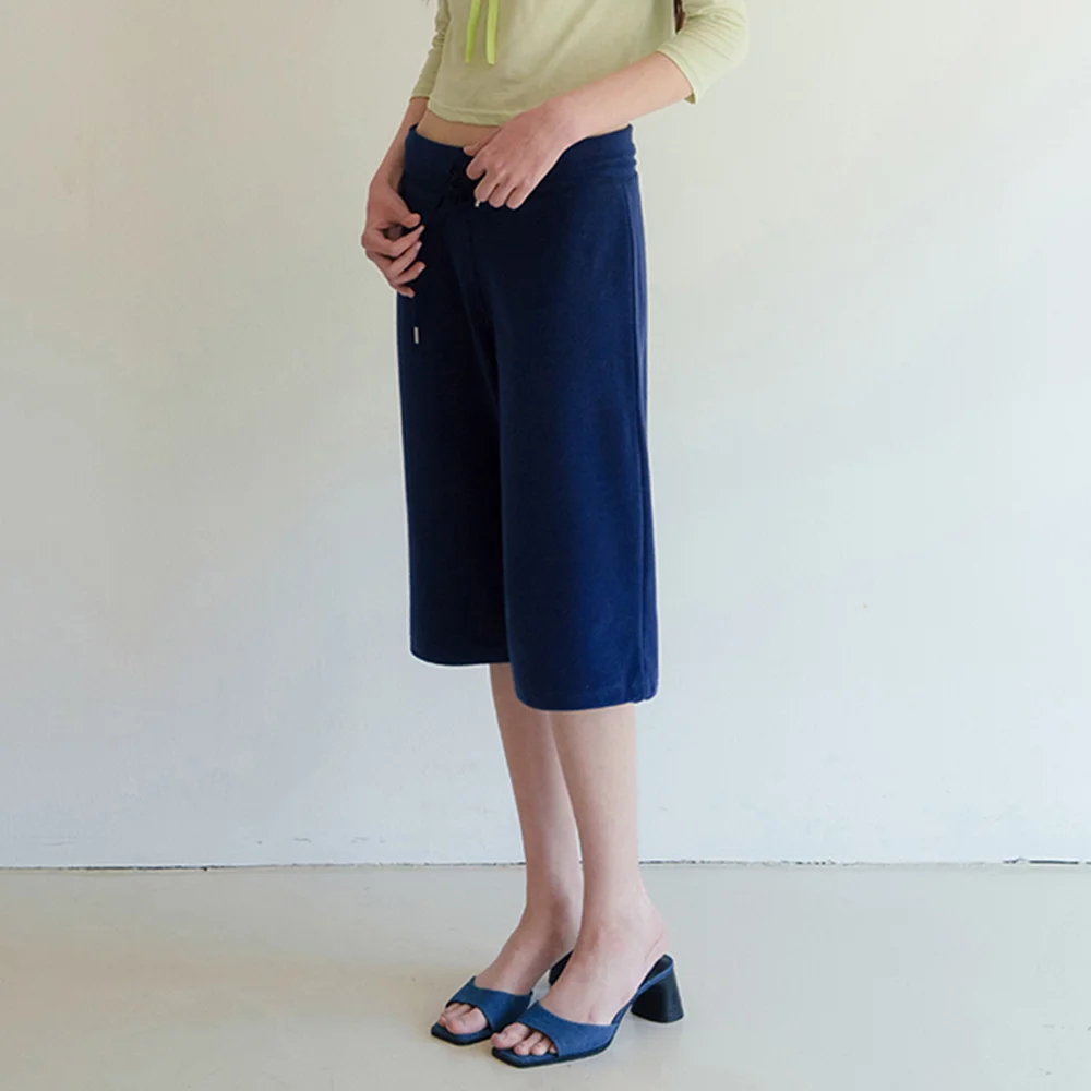 Come 毛圈布 百慕達 束繩 束腳褲_Kome Pants