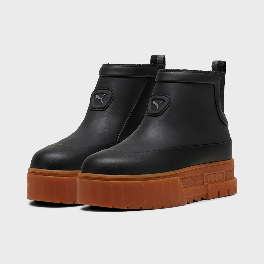 Maze Wellies 靴子 皮革 W - 黑色 / 398535-01