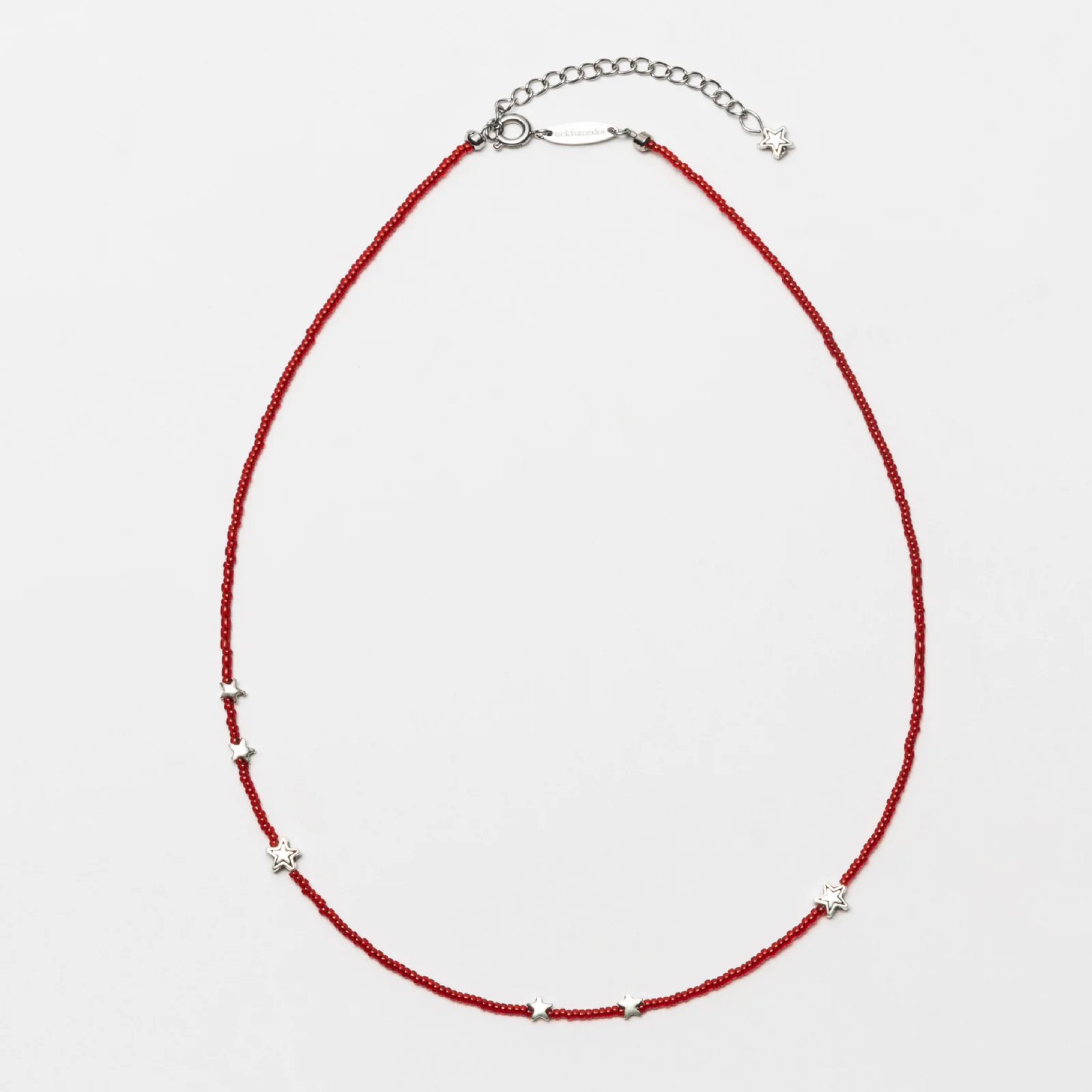 Milky Way Necklace - Cherry & Shine White