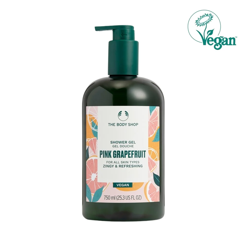 The Body Shop 粉色 西柚 沐浴露 750ml
