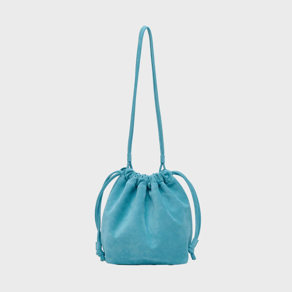 Pina Suede Bag (Sky mint)