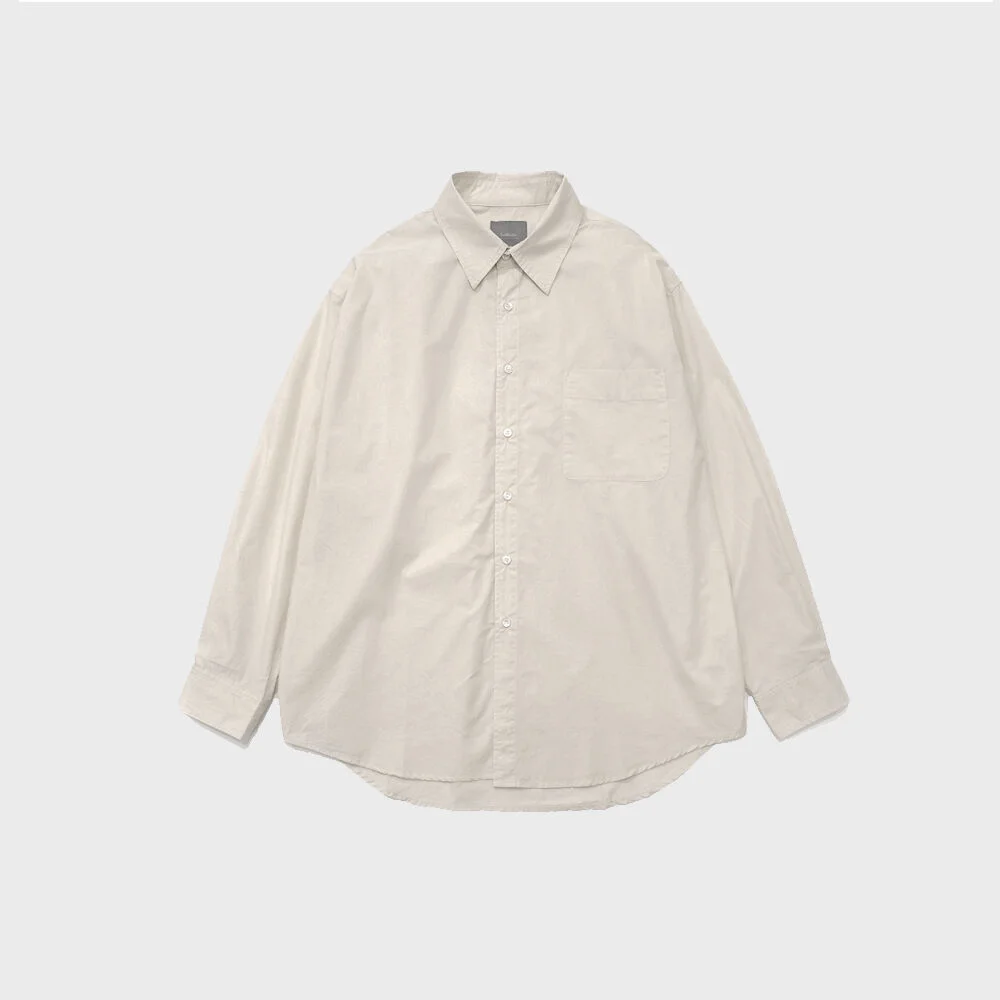 ALL WEATHER OVER SILHOUETTE SHIRTS (ALMOND)
