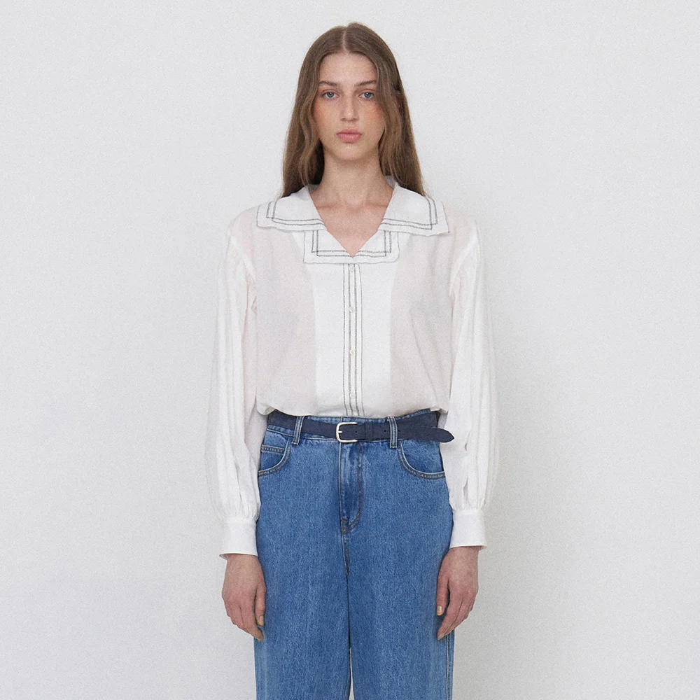 NADINE BLOUSE (IVORY)