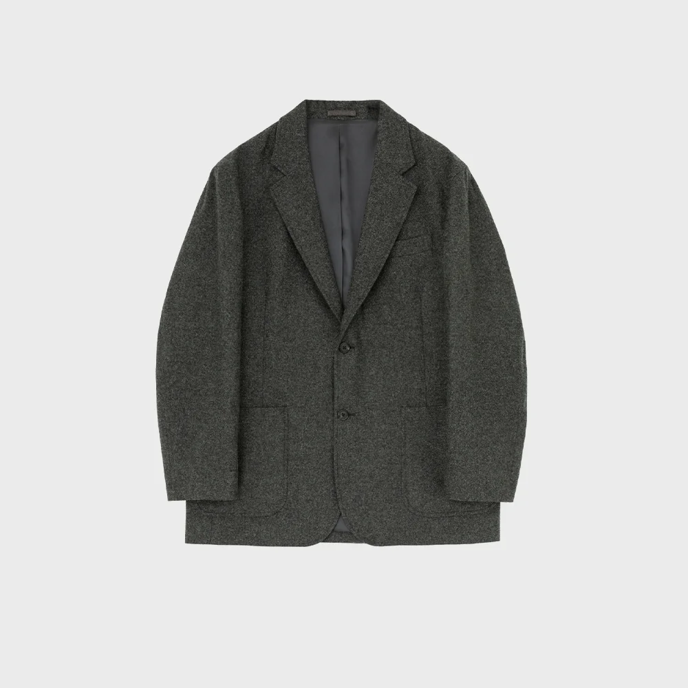 Pure Wool Sports Coat, Charcoal