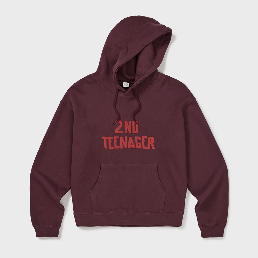 FAMILY MESSAGE HOODIE (PLUM)